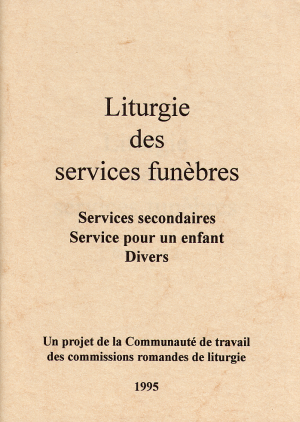 Liturgie des services funèbres. Services secondaires